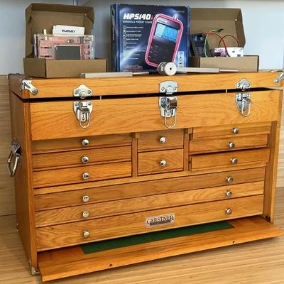 Gerstner International Tool Box + Digital Oscilloscopes & Electronics Test Equipment Lot