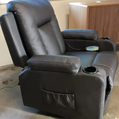 Heat & Massage Recliner (Swivels and Rocks) 