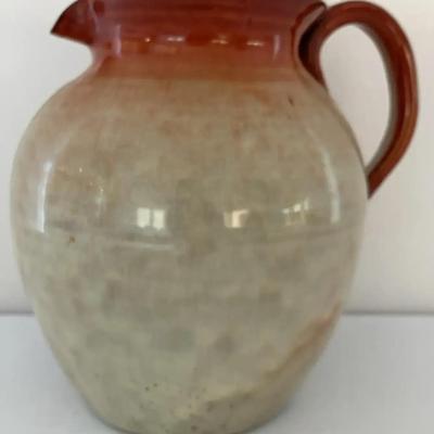 Goose Neck Ceramic Pottery Pitcher