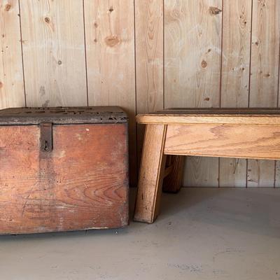 Step Stool And A Box