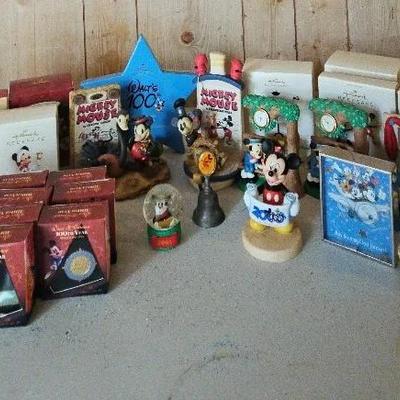 Mickey Mouse Pins, Hallmark Ornaments And More 