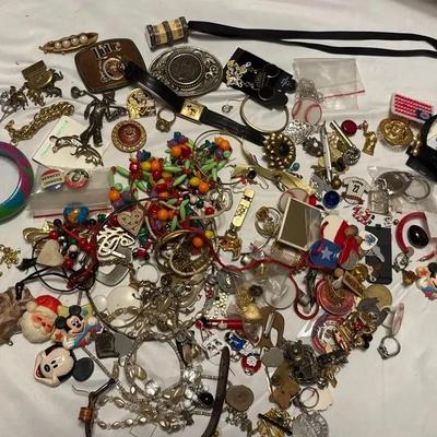 Box If Mix Match Costume Jewelry 