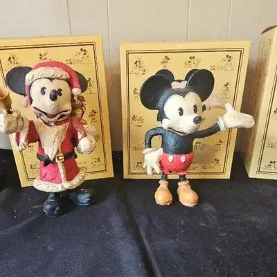 Vintage Years Mickey Santa, Sorcerer And Mickey The Mouse 