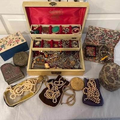 Antique And Vintage Jewelry And Jewelry Boxes 