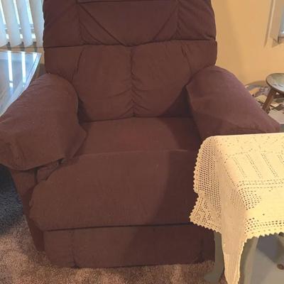 Reclining Chair And Table