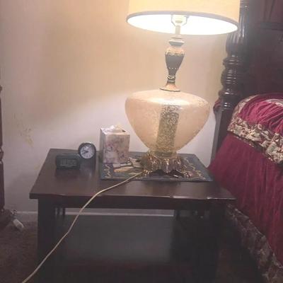 Nightstand And Lamp 1
