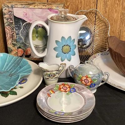 Mixed Lot of Tabletop Décor, Decorative China & Serving Pieces