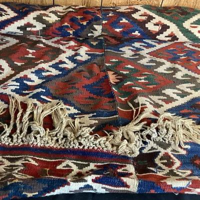 Large Hand-Woven Native Blanket