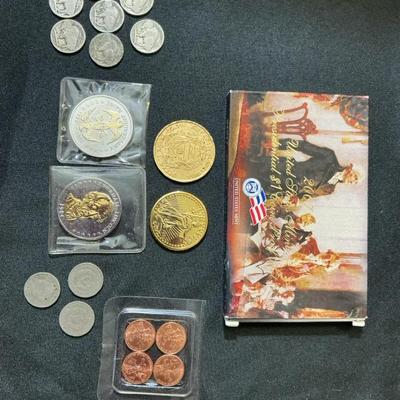 Mixed U.S. Coin & Commemorative Lot Including Proofs, Medal, and Modern Mint Set