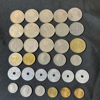 Greek Drachma Coin Collection – Pre-Euro Greece, Mixed Denominations