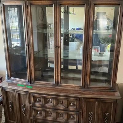 Wooden China Cabinet 