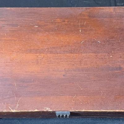 Vintage Flatware Set in Wooden Case