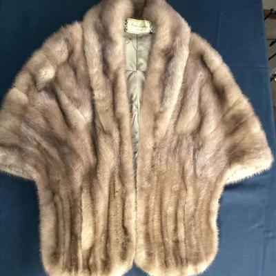 Vintage Mink Fur Wrap by Stern Brothers New York