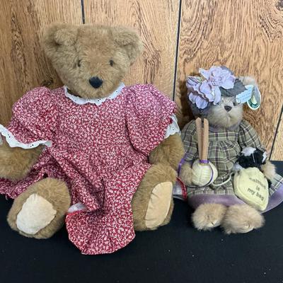 Two Collectible Teddy Bears