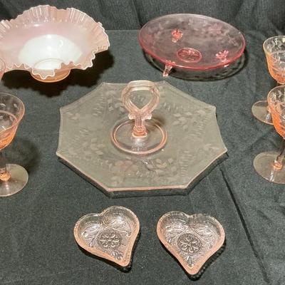 Pretty In Pink …. Pink Depression Glass