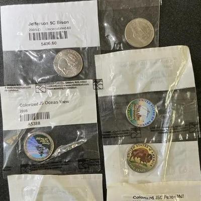 Charles Lindbergh Medal Colorized Coins