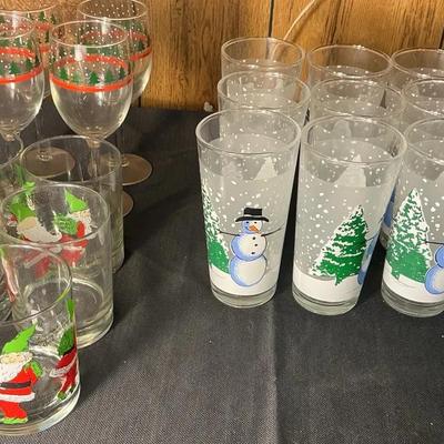 Seasonal Glasses And Wine Glasses 