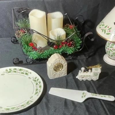 Holiday Decor and Serving Pieces