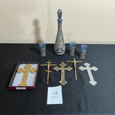 Religious Decor and Decorative Glassware Collection