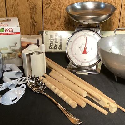 Like Ma Useda Make - Pasta Drying Rack, Manual Food Processor, Cheese Grater, Etc.
