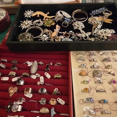 Sale Photo Thumbnail #77: Sterling jewelry 