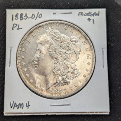 1883 O/O Morgan Dollar...VAM 4