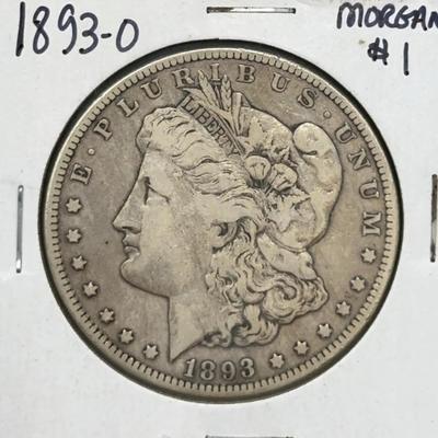 1893-O Morgan Dollar