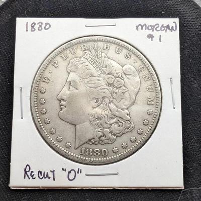 Two 1880 Morgan Dollar VAM Varieties 