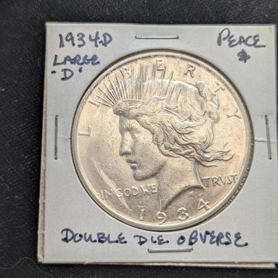 1934-D Peace Dollar...VAM-3