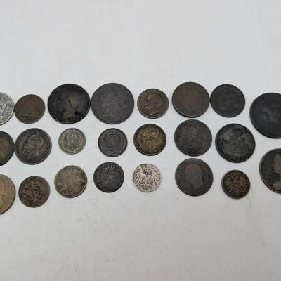 Group Of Pre-1900 Foreign Coins
