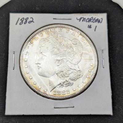 1882 Morgan Silver Dollar 