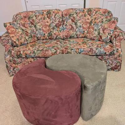 La-Z-Boy Signature II Sofa Sleeper with Yin-Yang Ottoman Set