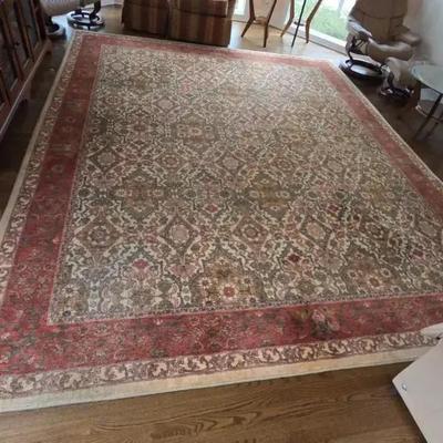 Stainmaster Patterned Area Rug with Coordinating Padding (10'9" x 13'2")