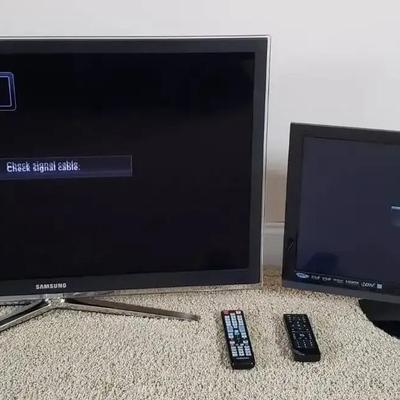 Samsung 40" & Vizio 26" LED TVs with Remotes