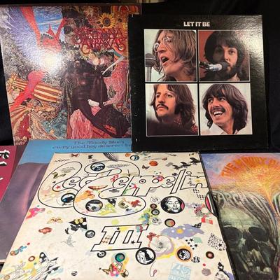 Vintage Vinyl Records-Beatles, Santana, Zeppelin, Joplin, Dillon 