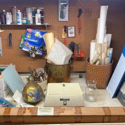 Stain Glass Making Supplies And Grinder