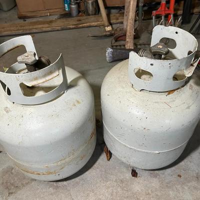 2 Propane Tanks 