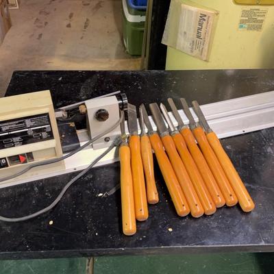 Shop craft Wood Lathe And Tools