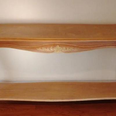 Blonde Wood Sofa Table