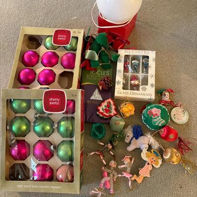 Vintage Christmas Ornaments-Shiny Bright