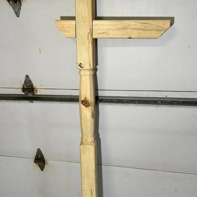 New 6’ Wooden Mailbox Post 