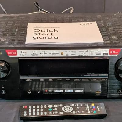 Denon AVR-X2800H 7.2-Channel 8K Network AV Receiver with Remote