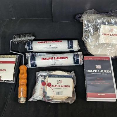 Ralph Lauren Paint Decorative Finishing Tool & Technique Kit Lot