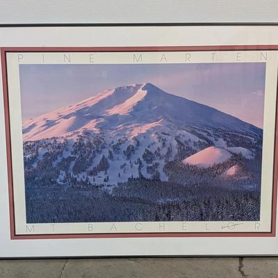 Framed Mt. Bachelor “Pine Marten” Print by Bruce Jackson
