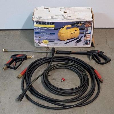Kärcher Electric Pressure Washer with Hoses, Wands, and Attachments