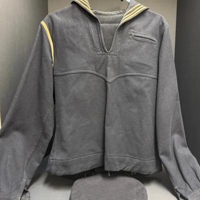 Vintage U.S. Navy Sailor Uniform Top, Bottoms & Hat