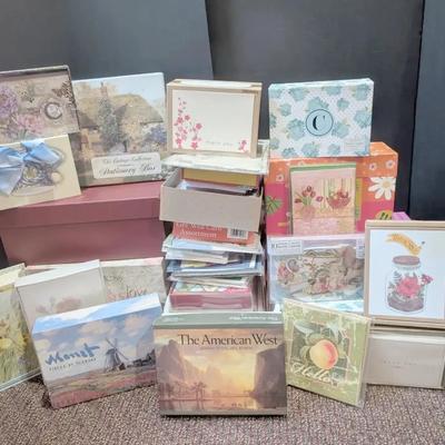 Large Lot of Decorative Stationery & Greeting Card Sets
