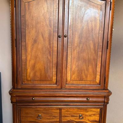Wood Entertainment Center / Media Cabinet with Storage