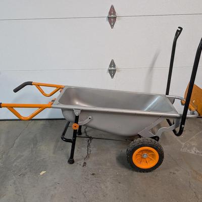 WORX Aerocart Folding Yard Cart and Wheelbarrow