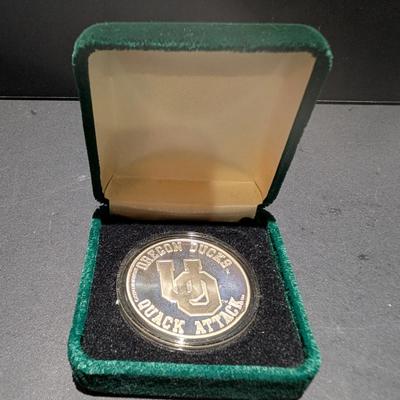 1995 Rose Bowl Oregon Ducks vs Ohio State Buckeyes 1 Troy Oz .999 Fine Silver Medal